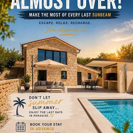 Villa Hideaway Stonehouse Pool For 2 Dalmatia Imotski *